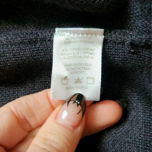 Anthropologie Sunday in Brooklyn Lorena Flutter Sleeve Gray Sweater | Women's S - Picture 9 of 9